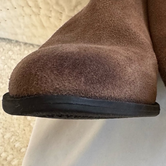 Circus Sam Edelman Holt Bootie 7.5 Brown Suede Studded Western Ankle Boot, NWOT - Picture 4 of 16